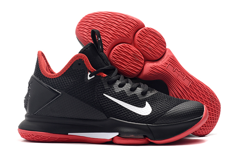 Men's Running weapon LeBron James Witness 4 Black/Red Shoes 063